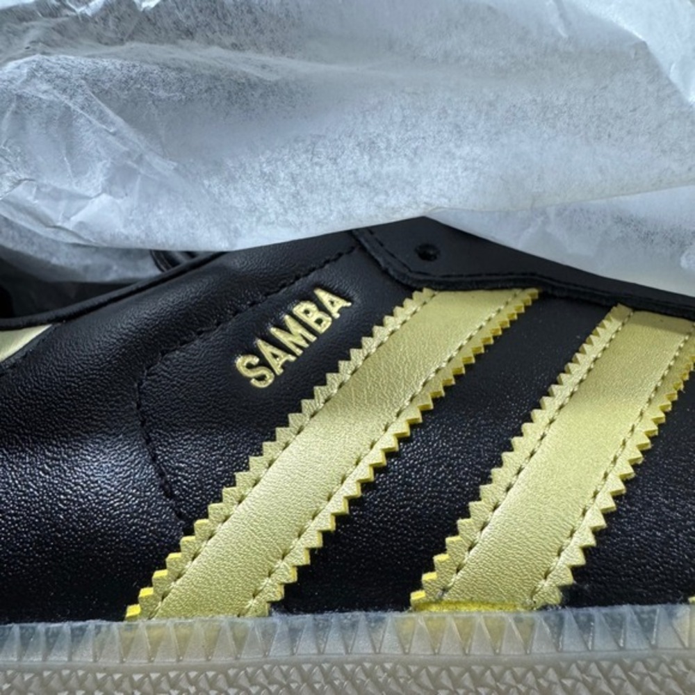 Adidas Samba Messi Shoes Women's 10 / Men's 9 Black Gold‎ Unisex IH8159 - Picture 9 of 10